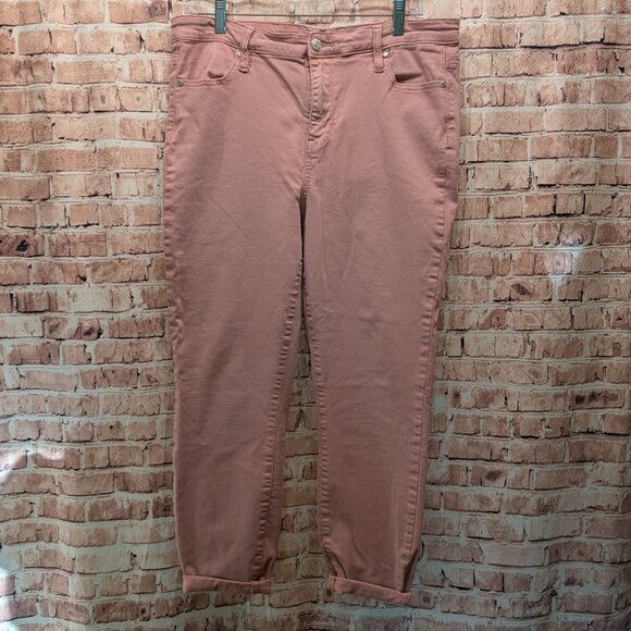 Buffalo David Bitton Pink Ankle Jeans - Picture 1 of 12